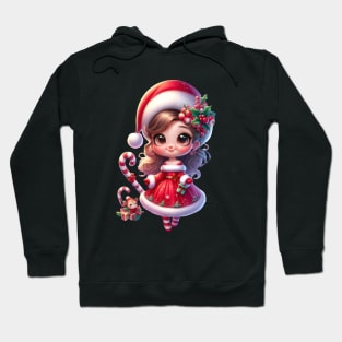 Cartoon Mrs Claus Hoodie